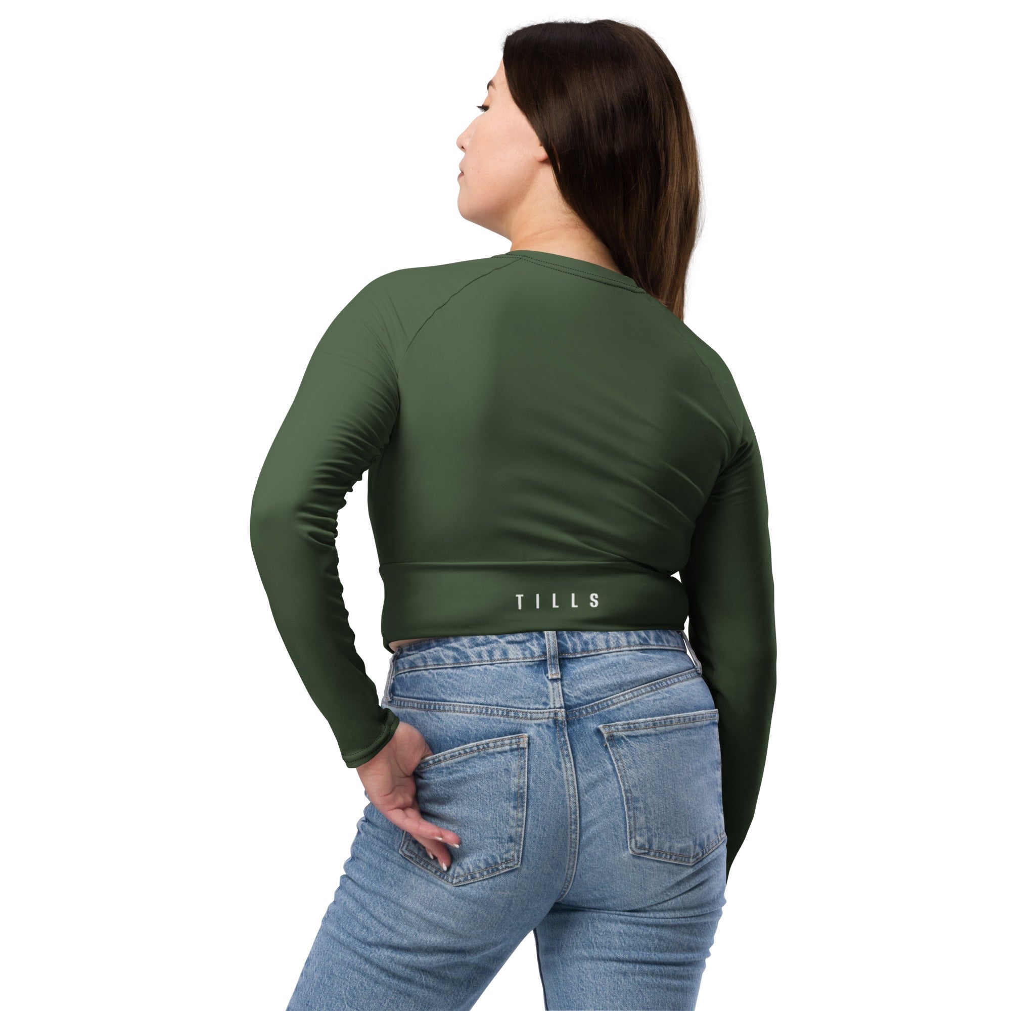 Tills long-sleeve crop top