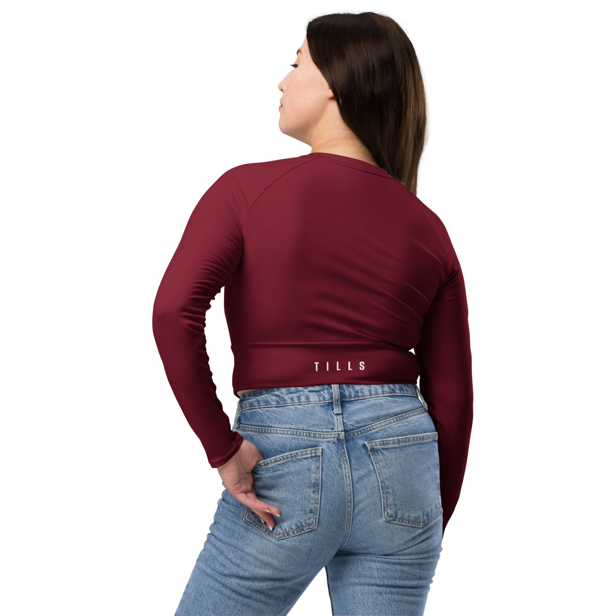 Tills long-sleeve crop top