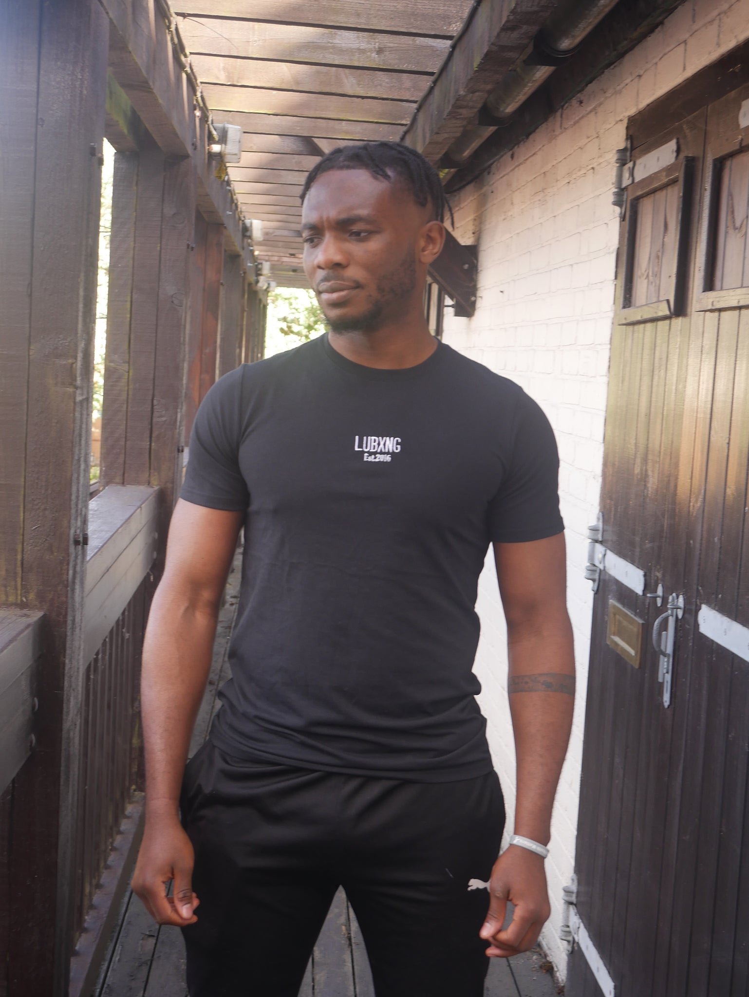 LUBXNG Black Premium T shirt