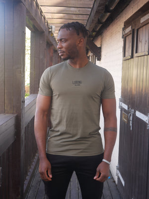 LUBXNG Khaki Premium T shirt