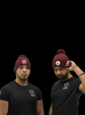 Burgundy LUBXNG original beanie